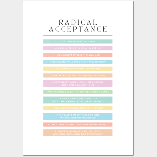 Radical Acceptance - DBT Posters and Art